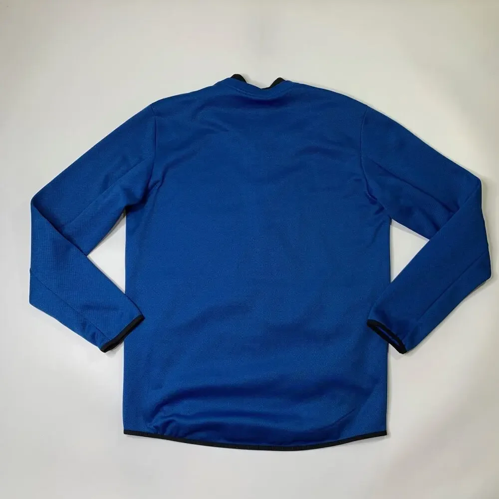 Nike Sweatshirt Mens M Medium Harbor Therma Fit Textured Fleece Half Zip Golf